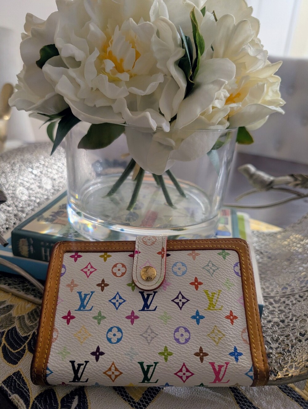 Louis Vuitton Murakami Multicolor Monogram French Wallet - Picture 3 of 17